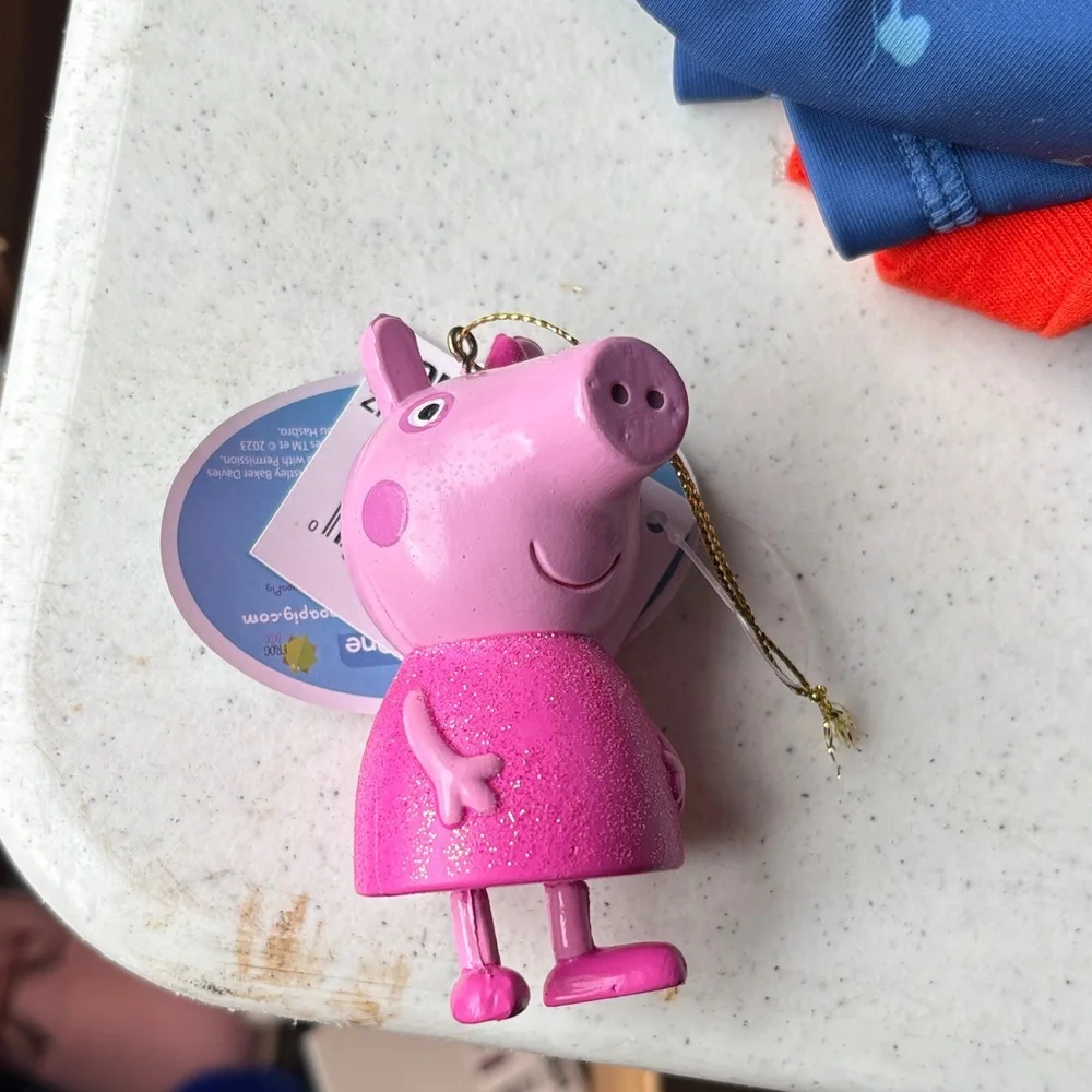 Peppa Pig Sparkling Pink Ornament